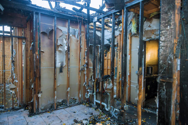 Professional Emergency Fire Cleanup technician working in Rockford, IL